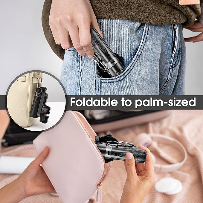 Magnetic Tripod for Phone, 2 in 1 for Magsafe Stand＆ Clip Portable Pocket Size - Image 7