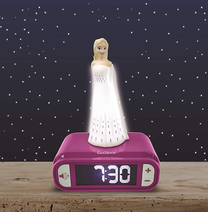 LEXiBOOK - Disney Frozen 2 Elsa Digital Alarm Clock - Image 4