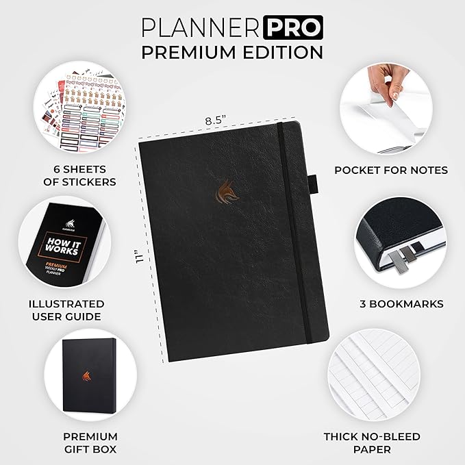 Clever Fox Planner Pro Premium – Luxurious Weekly & Monthly Planner - Image 2