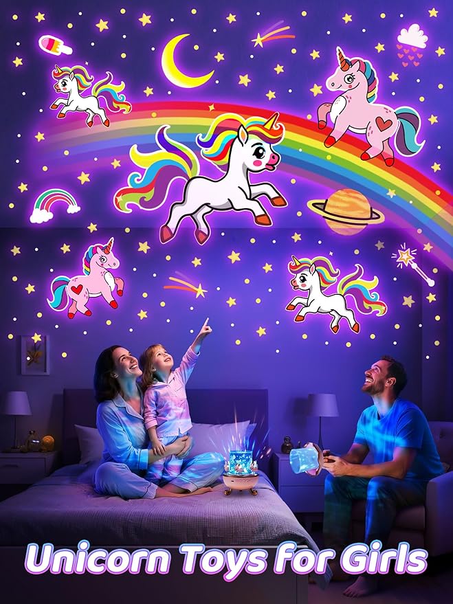 Carousel Night Light for Kids, 15 Music+15 Films+315 Colors Star Projector for - Image 6