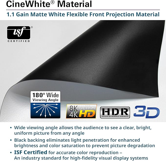 Elite Screens Kestrel Tab-Tension 3 CineWhite, 150 inch 16:9 Aspect Ratio - Image 7