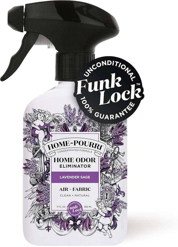 Home-Pourri Air + Fabric Multi-Purpose Odor Freshener Spray, 11 Fl Oz, Lavender - Image 2