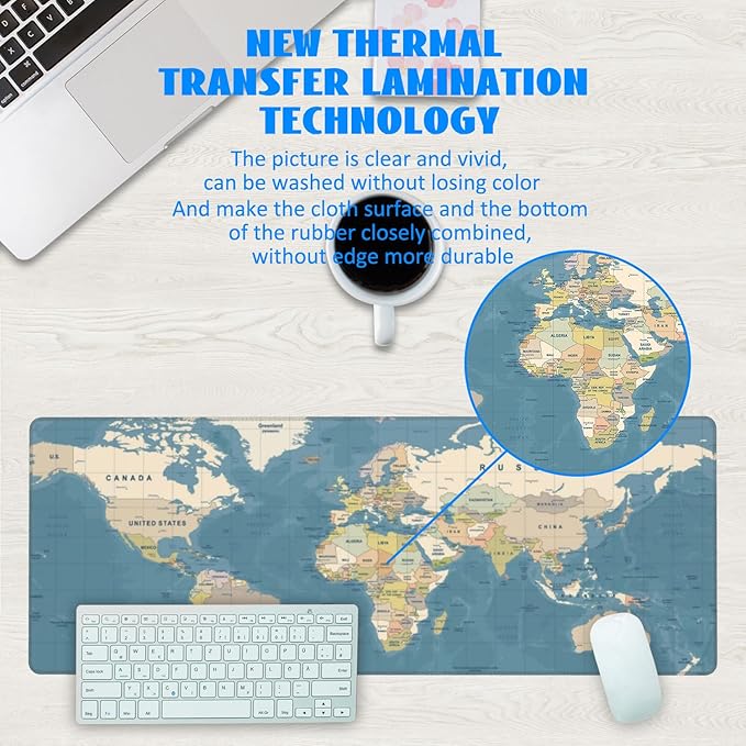 Desk Mat, 31.5"x11.8" Big Mouse Pad - Image 3