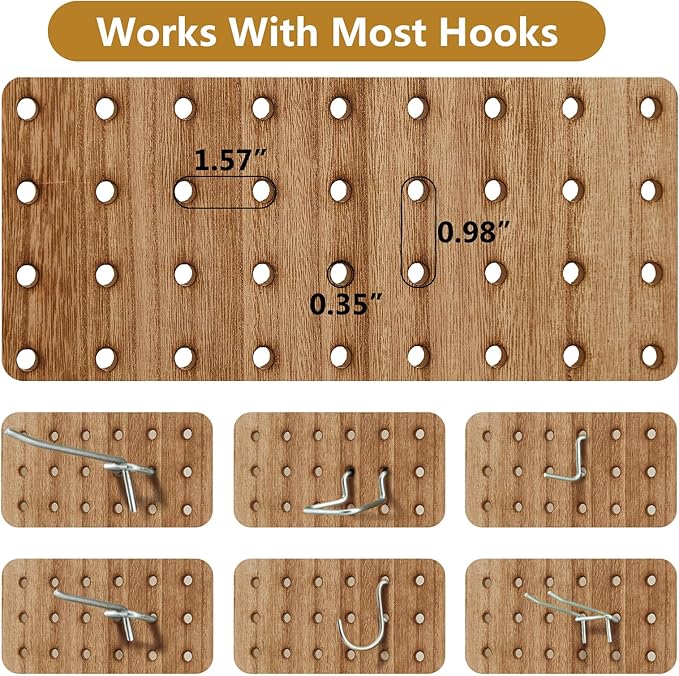 Asnefeli Pegboard Display Room Divider - Image 4