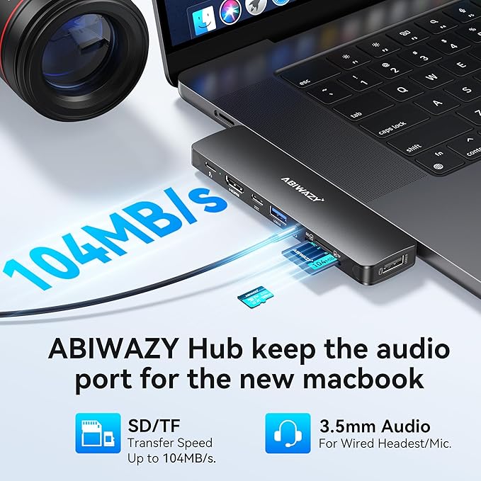USB C Adapter HDMI USB Multiport Hub, 8 in 2 Accessories - Image 7