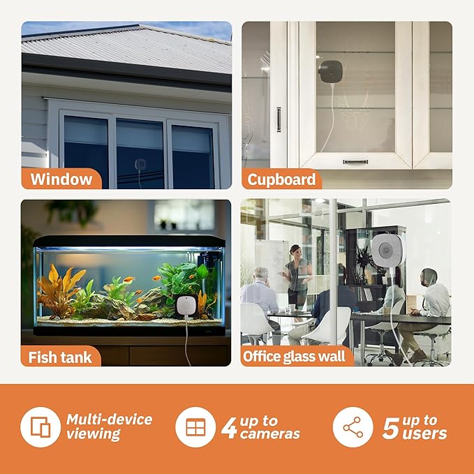 Girafit 3MP 2K Window Camera, 2.4GHz & 5GHz WiFi Indoor Cameras - Image 8