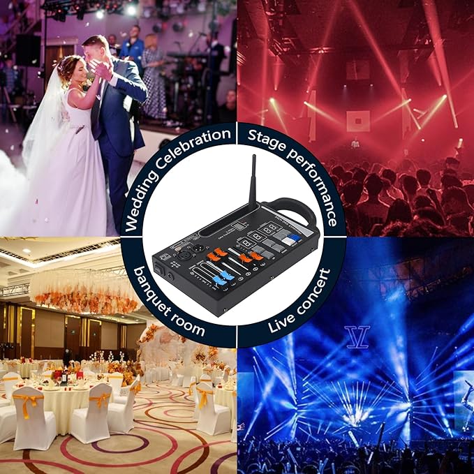 DMX Lighting Console, 54 Channels DMX Controller - Image 6