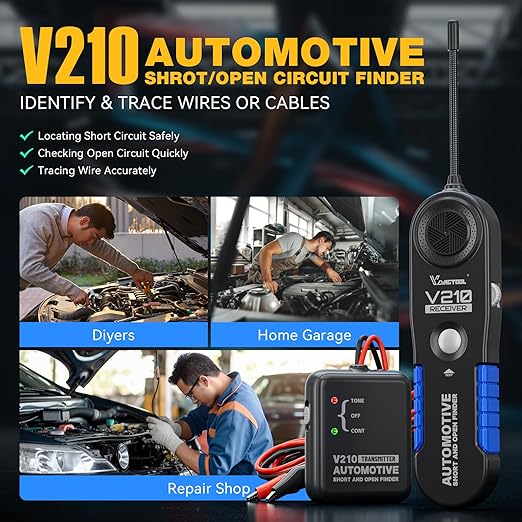 VDIAGTOOL V210 Wire Tracer Electrical Automotive Open & Short Finder Circuit - Image 2