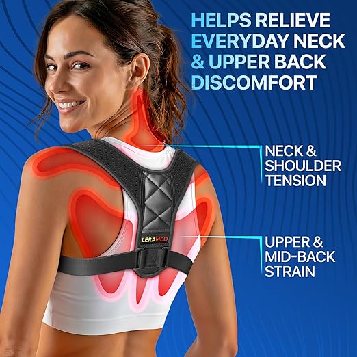 NEW 2026 Posture Corrector for Men & Women – Adjustable Figure-8 Back Brace for - Image 3