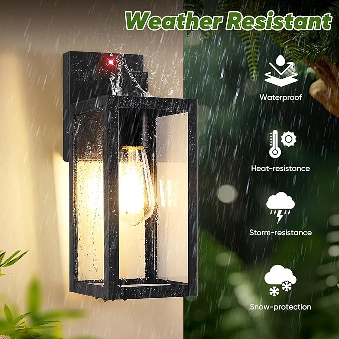 BesLowe 13" Upgraded Motion Sensor Outdoor Wall Lights, 3 Lighting Modes - Image 5