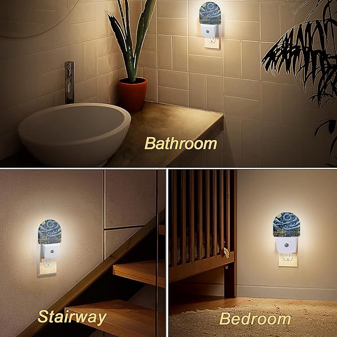 YESPOAK Night Light, Amsterdam at Night Night Lights Plug Into Wall - Image 6