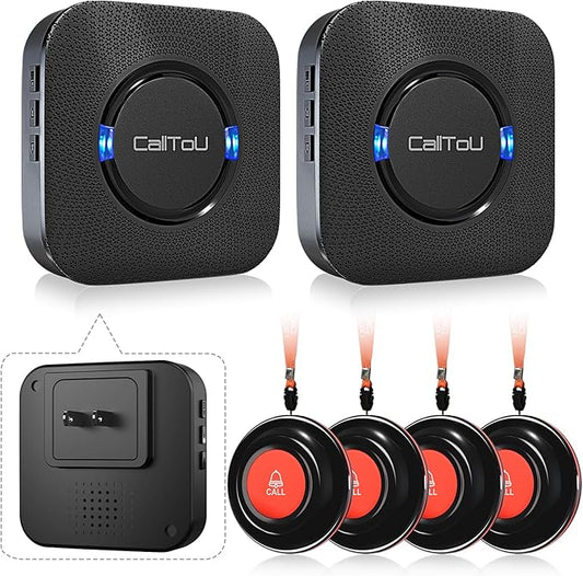 CallToU Caregiver Call Button Wireless Call Bell Alert Button by CallToU