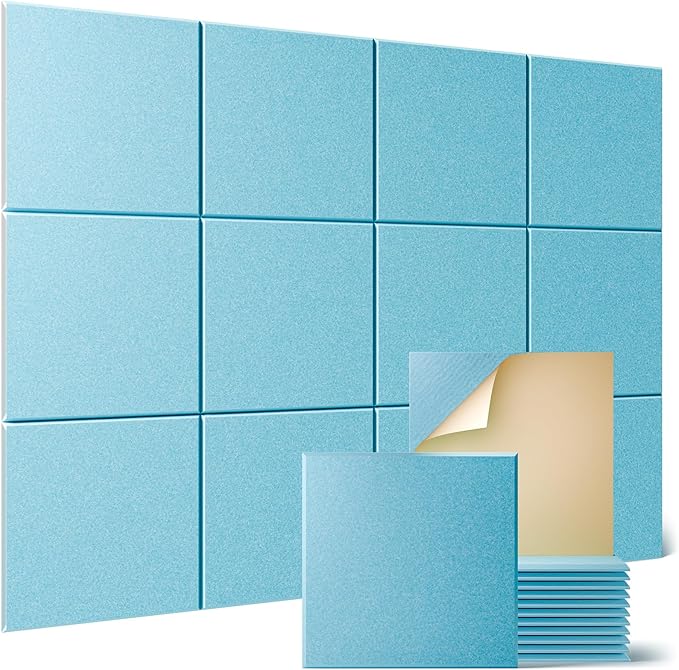 Sonicism 12 Pack Acoustic Wall Panels by Sonicism