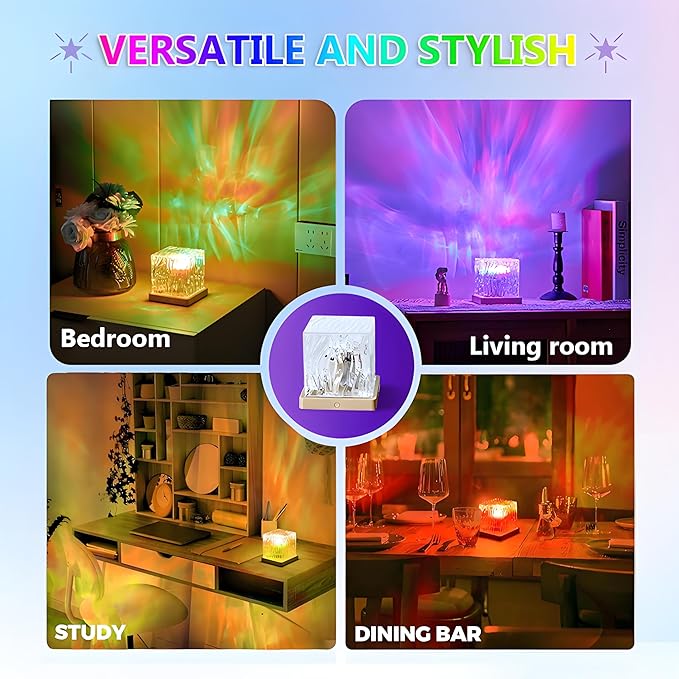 Growalleter Northern Lights Projector, 16 Colors Rechargeable Aurora Light - Image 5