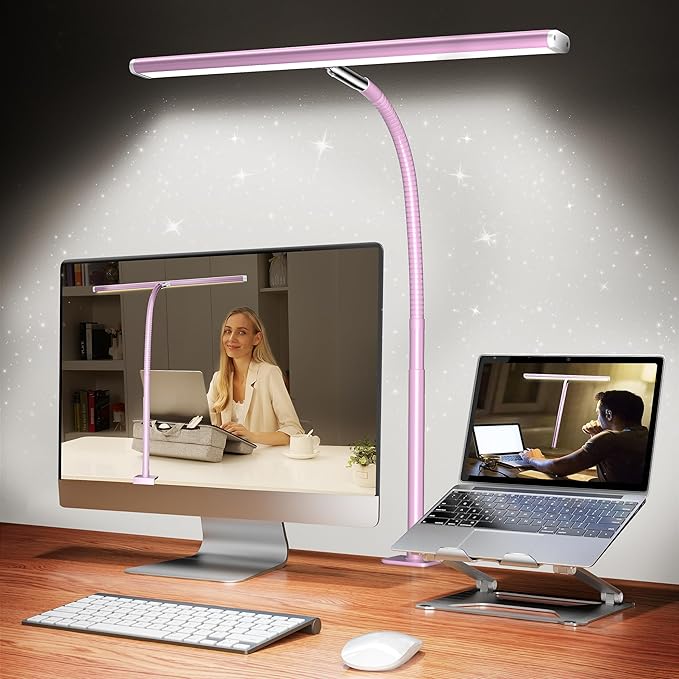 Airlonv LED Desk Lamp for Office Home, Eye-Caring Desk Light by Airlonv