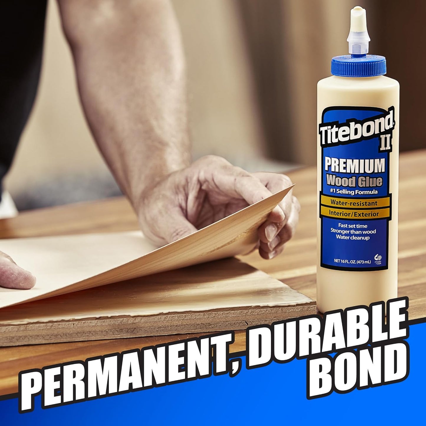 Titebond 5003 II Premium Wood Glue, 8-Ounces(Pack of 2)