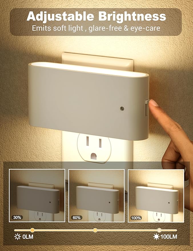 JandCase LED Night Lights Plug into Wall, Night Light - Image 2