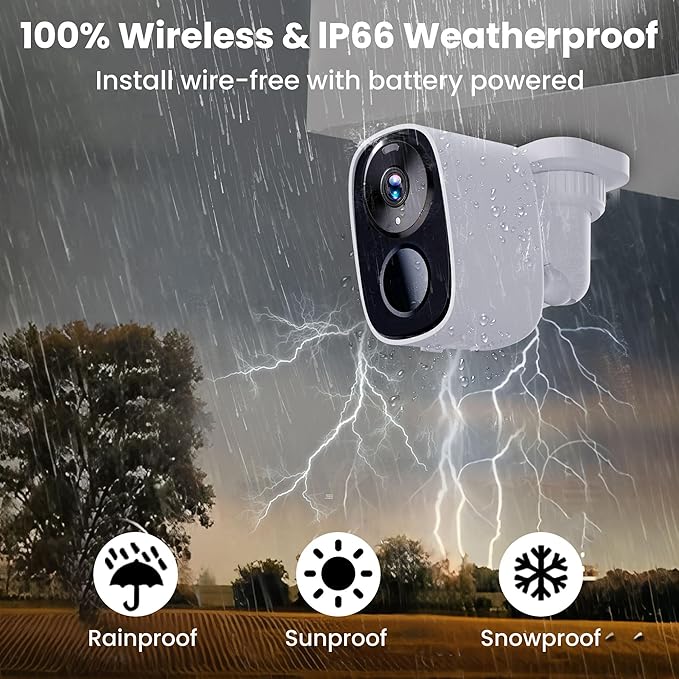 2025 Upgraded 2K Wireless Security Camera - Image 8