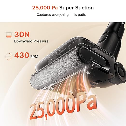 roborock F25 ACE Pro Foam Wet Dry Vacuum Cleaner, Cordless Vacuum Mop, 25000Pa - Image 3