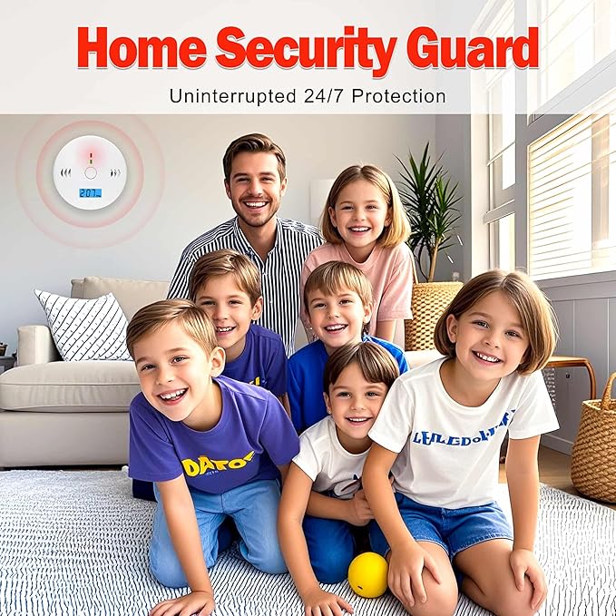 3 Pack Carbon Monoxide detectors, co Detector, Carbon Monoxide Alarm Detector - Image 2