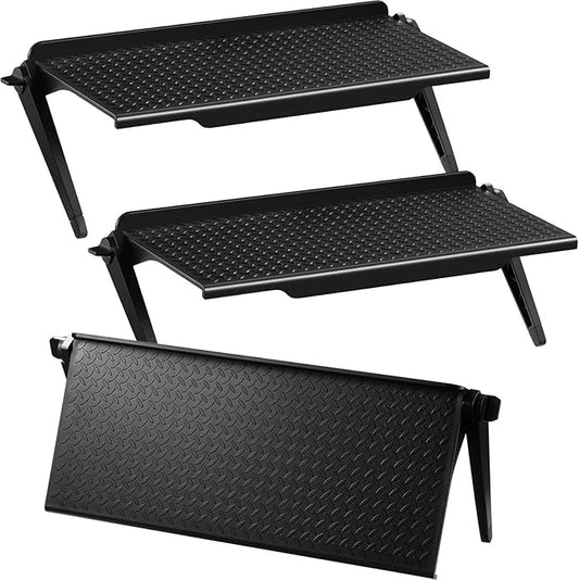 Jetec 3 Pieces Screen Top Shelf TV Top Storage Bracket 2-leg Adjustable Monitor by Jetec