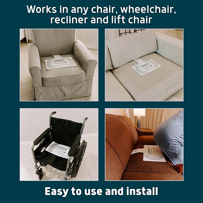 Lunderg Chair Alarm Wireless Sensor Pad - Image 3