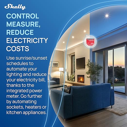 Shelly 1PM Gen4 | Wi-Fi, Matter Smart Relay Switch - Image 5