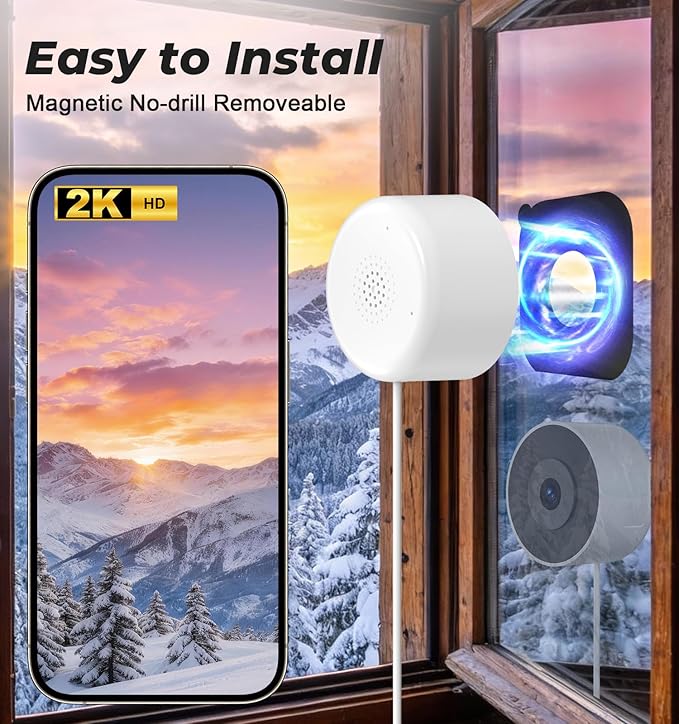 4MP/2K Window Camera for Home Security, 5G&2.4G WiFi Indoor Security Cameras - Image 5