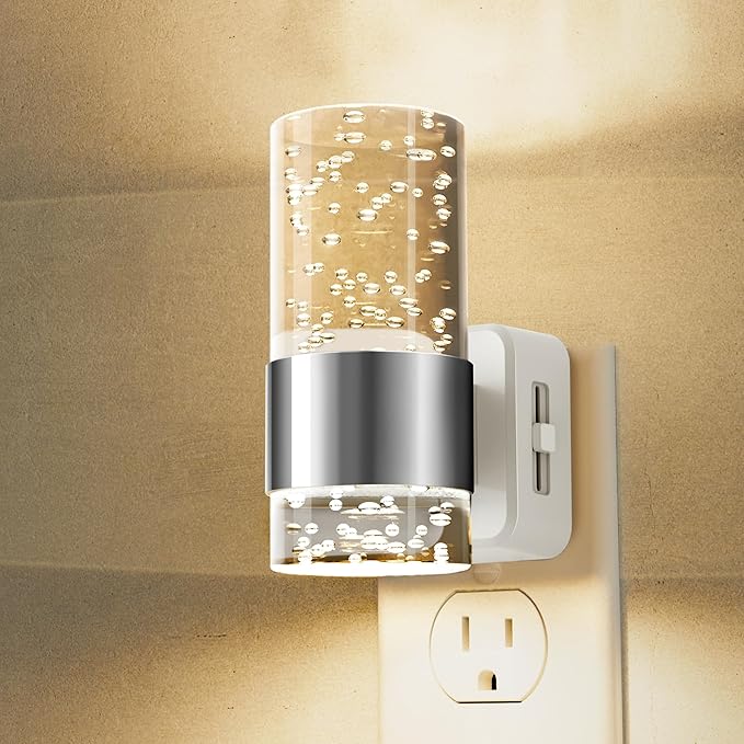L LOHAS LED Night Light, Dimmable Night Lights Plug into Wall, Acrylic by LLOHASLED