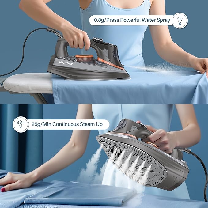 IRONDAY Steam Iron for Clothes - Image 7