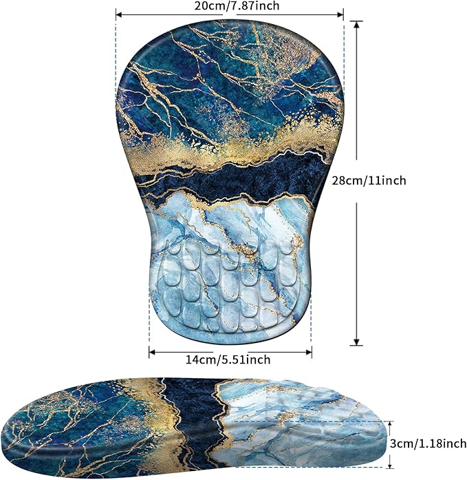 YIWEI Ergonomic Mouse Pad with Wrist Rest - Image 7