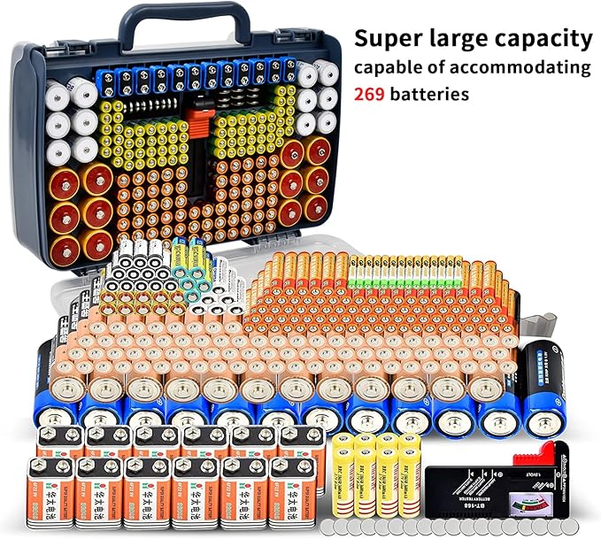 Aptbyte Battery Organizer Storage Holder Box Case - Image 4