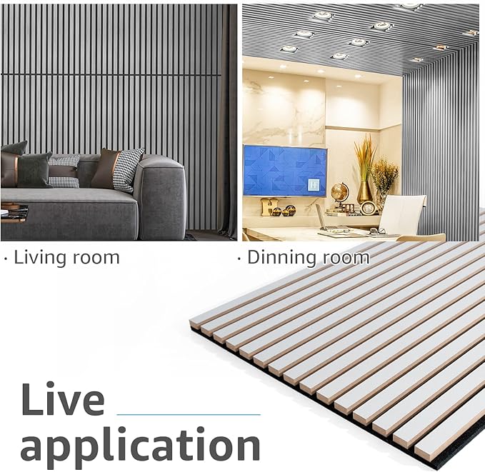 Art3d 4 Wood Slat Acoustic Panels - Image 6