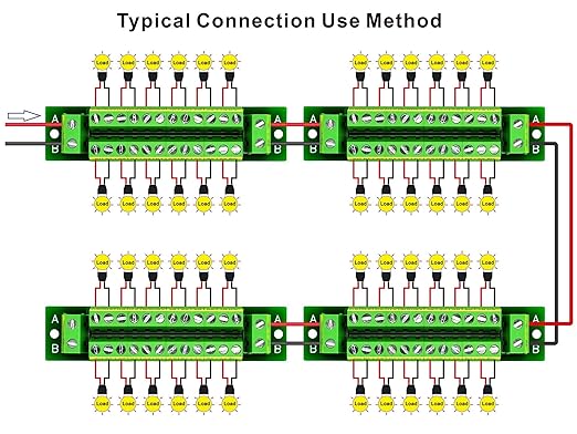OONO 16 Amp 2x12 Position Terminal Block Distribution Module - Image 4