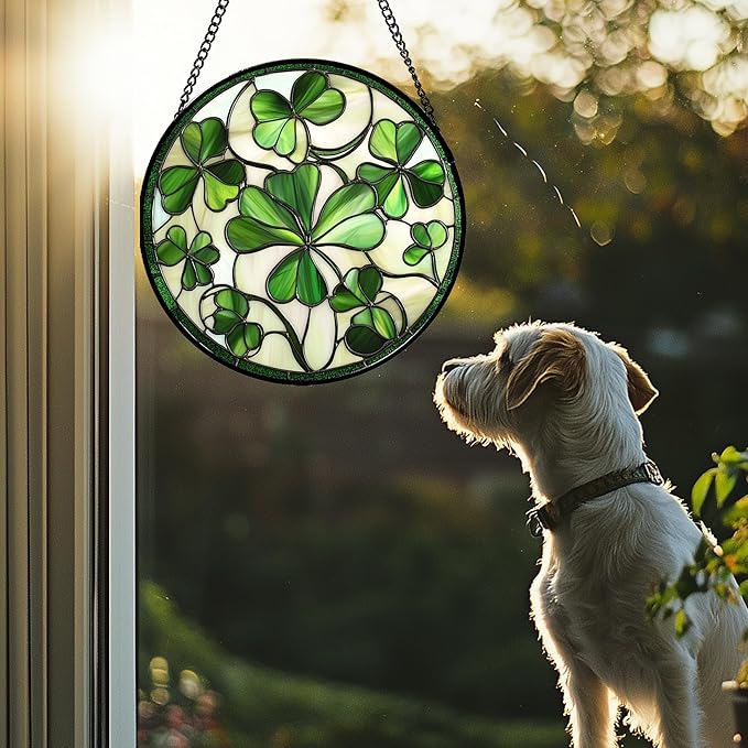 CRISGIF Stained Glass Window Hanging - Image 3