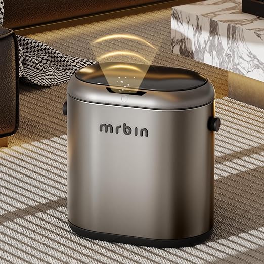 MRBIN Automatic Adsorption Metal Trash Can by mrbin