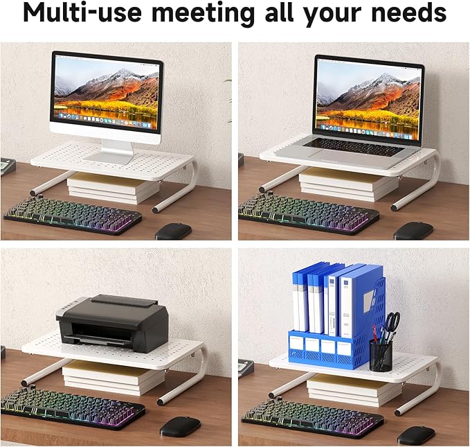 suptek Monitor Stand Riser for Computer, Notebook and All Flat Screen Display - Image 5