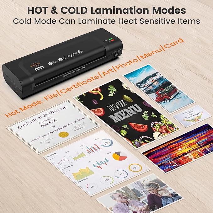 VidaTeco Laminator Machine 9-inch Thermal Cold Laminator - Image 5