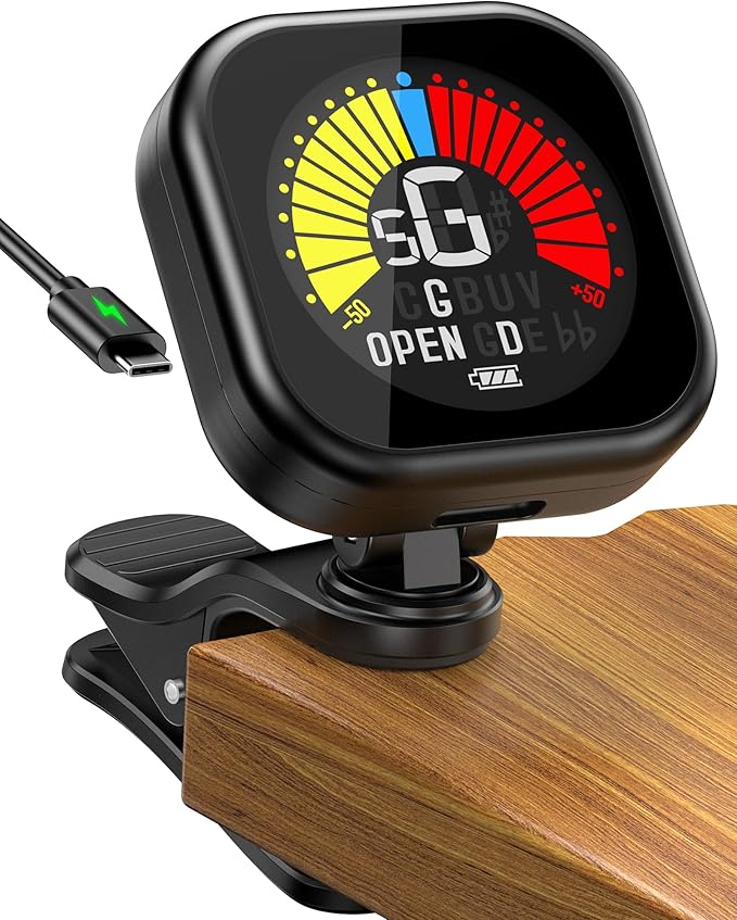 New Bee Guitar Tuner Clip-On Rechargeable by NewBee