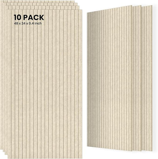 10 Pack Large Acoustic Panels, Sound Panels by TO-TH