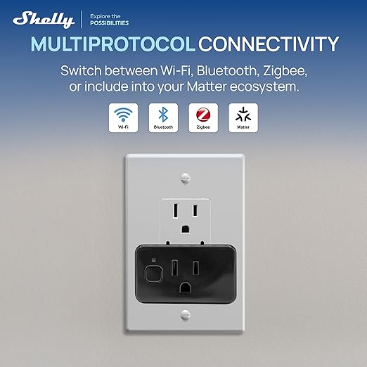 Shelly Smart Plug, Matter Outlet - Image 2