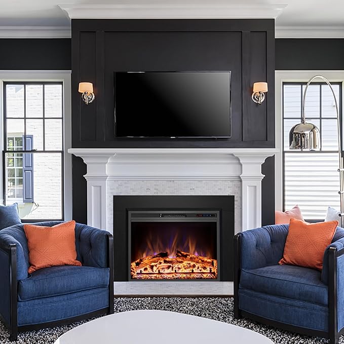 Trim Kit for 35.6" W x 21.1" H Electric Fireplace Inserts - Image 3