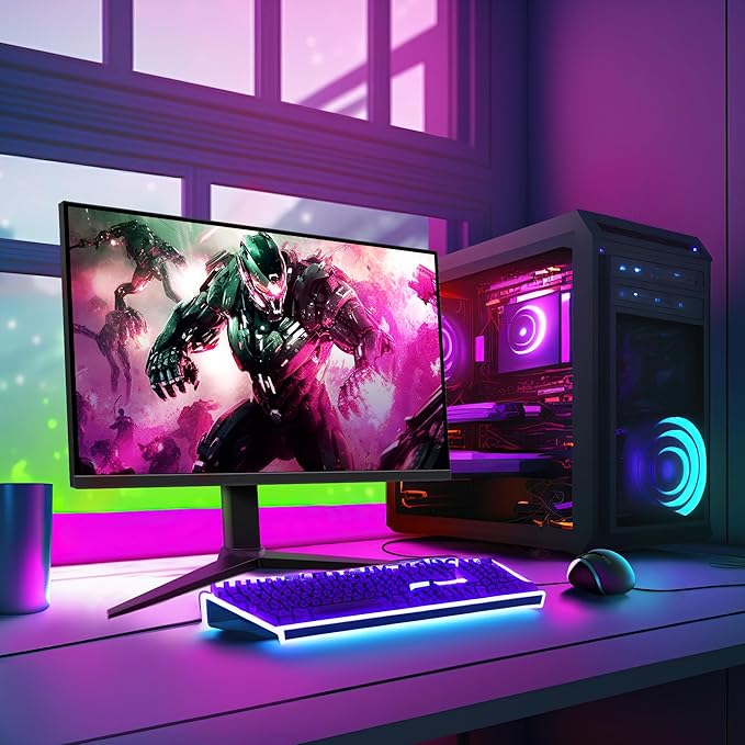 Amazon Basics 27 inch Gaming Monitor, FHD 1080P, VESA Compatible, Adaptive sync - Image 7