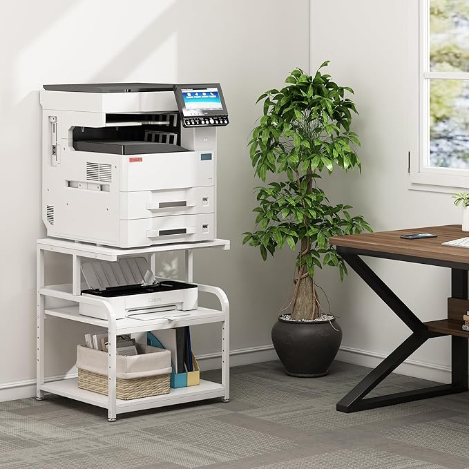 Fannova Printer Stand, 25.6" x 23.6" x 30.9" Extra Large Printer Table - Image 7