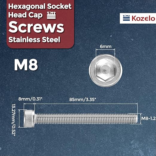 Kozelo 5pcs Socket Head Cap Screws - Image 2