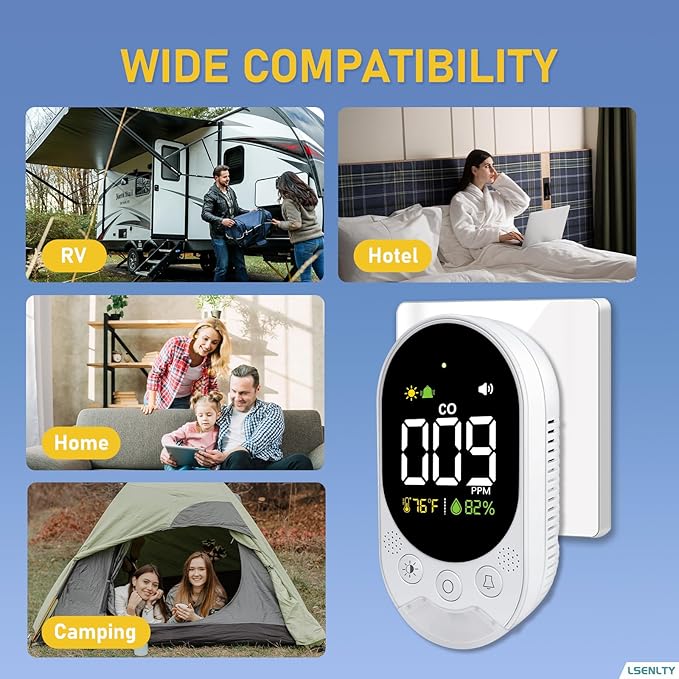 LSENLTY Portable Carbon Monoxide Detector - Image 8