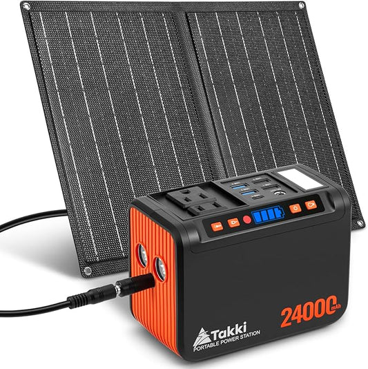Takki Solar Generator 120W Peak Portable Power Station by Takki