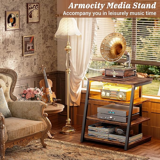 Armocity 4-Tier AV Media Stand - Image 4