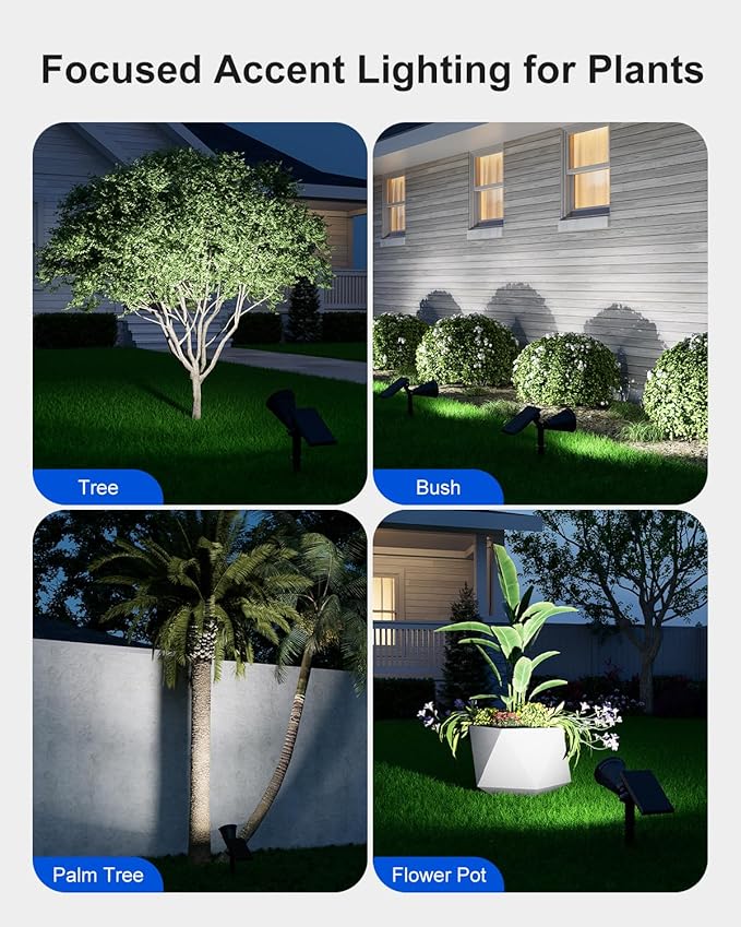 FALOVE Solar Spot Lights Outdoor Waterproof - Image 5