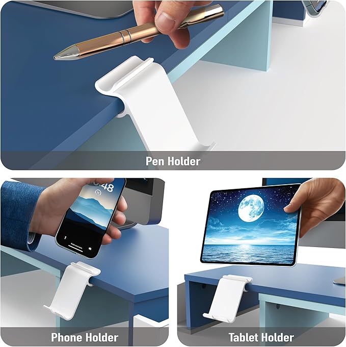 Simple Houseware Desk Dual Monitor Stand Riser - Image 4